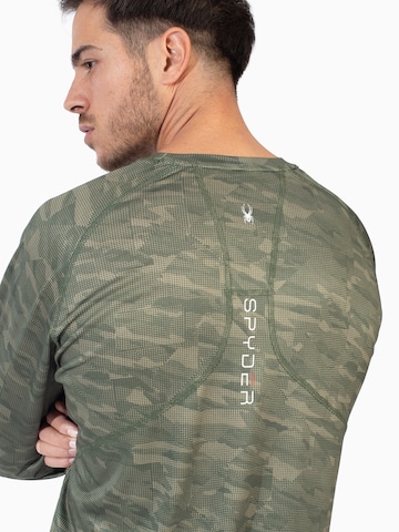 Spyder Функциональная футболка в Зеленый