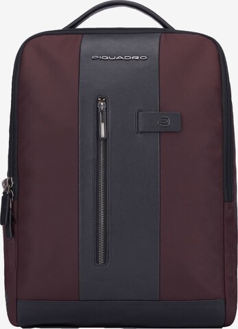 Piquadro Backpack in Red: front