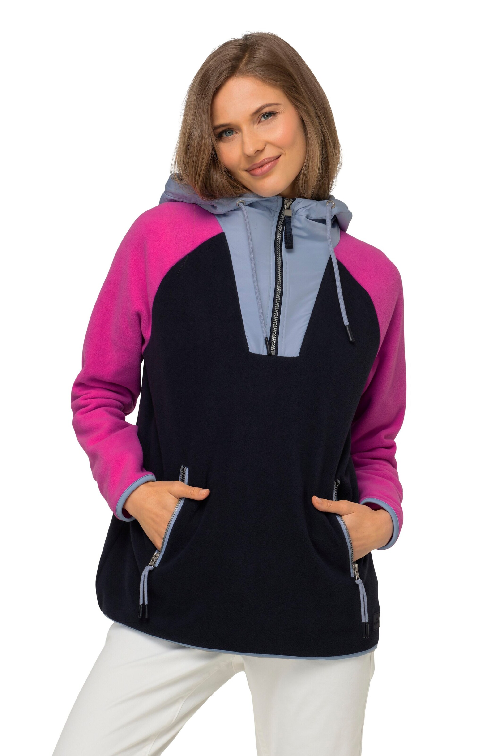 LAURASØN Sweatshirt in Blauw: voorkant