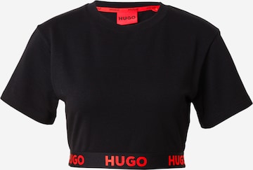 HUGO Red Slaapshirt in Zwart: voorkant