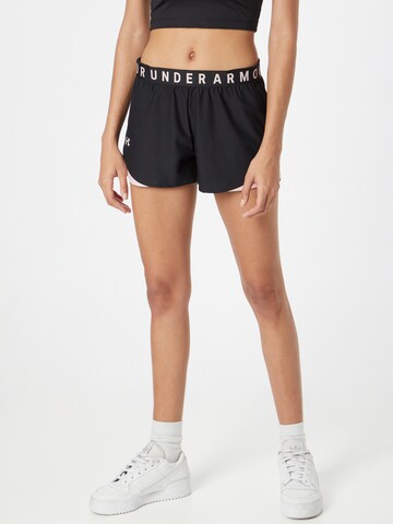 UNDER ARMOUR Regular Sportsbukse 'Play Up' i svart: forside