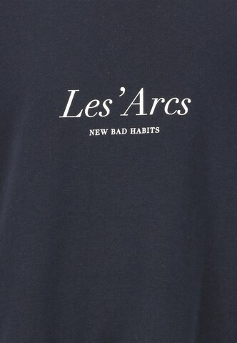 Les'Arcs Sweatshirt 'Shreya' in Blau