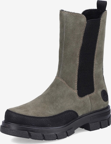 Bottes Rieker en gris : devant