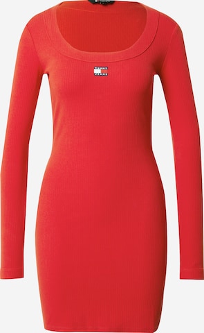 Tommy Jeans - Vestido en rojo: frente