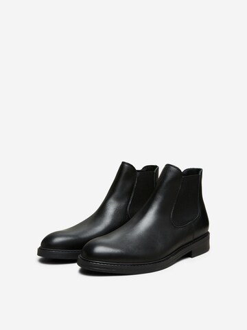 SELECTED HOMME Chelsea boots 'Blake' in Zwart