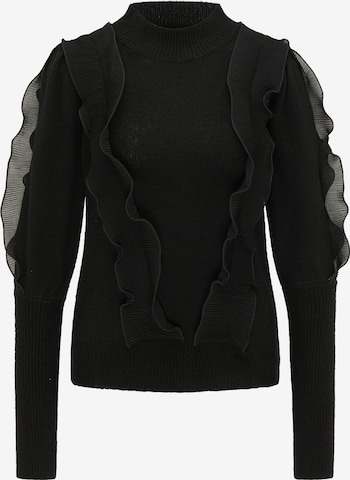 myMo ROCKS Sweater in Black: front