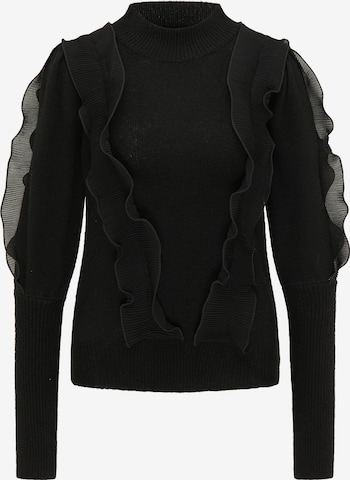 Pull-over myMo ROCKS en noir : devant