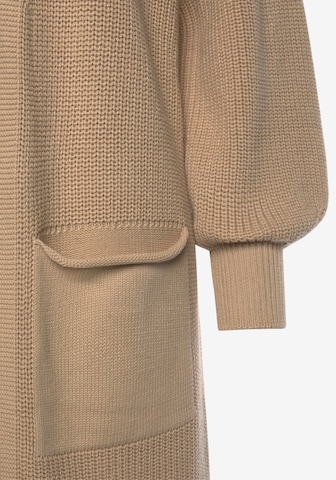 LASCANA Knit Cardigan in Beige