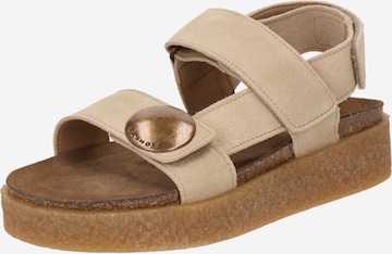 Sandales 'DAGMAR' Ca'Shott en beige : devant