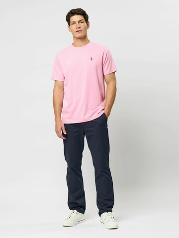 T-Shirt 'Nord' U.S. POLO ASSN. en rose