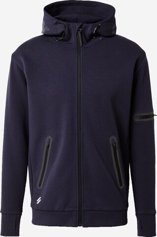 Superdry Sweatjacke in Blau: predná strana