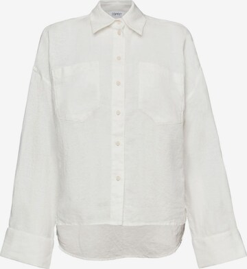 ESPRIT Blouse in Wit: voorkant