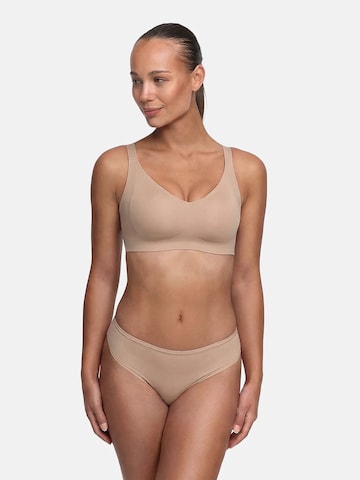 cfab Push-up Behå 'Seamless Compact Push-Up BH' i beige: framsida
