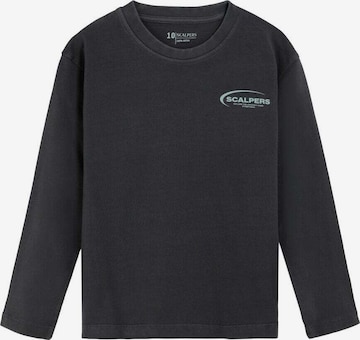 Scalpers Collegepaita 'Scworldlstee' värissä harmaa: etupuoli