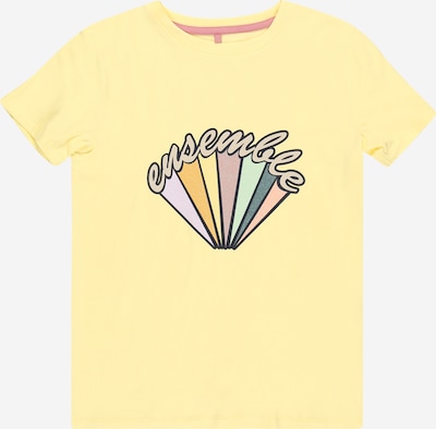 The New T-Shirt in hellgelb / mischfarben, Produktansicht