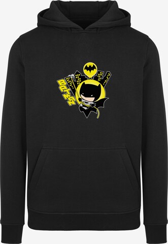 F4NT4STIC Sweatshirt 'Chibi Batman Swinging' in Schwarz: predná strana