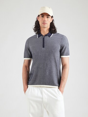 Pull-over 'Oswald' GABBA en bleu : devant