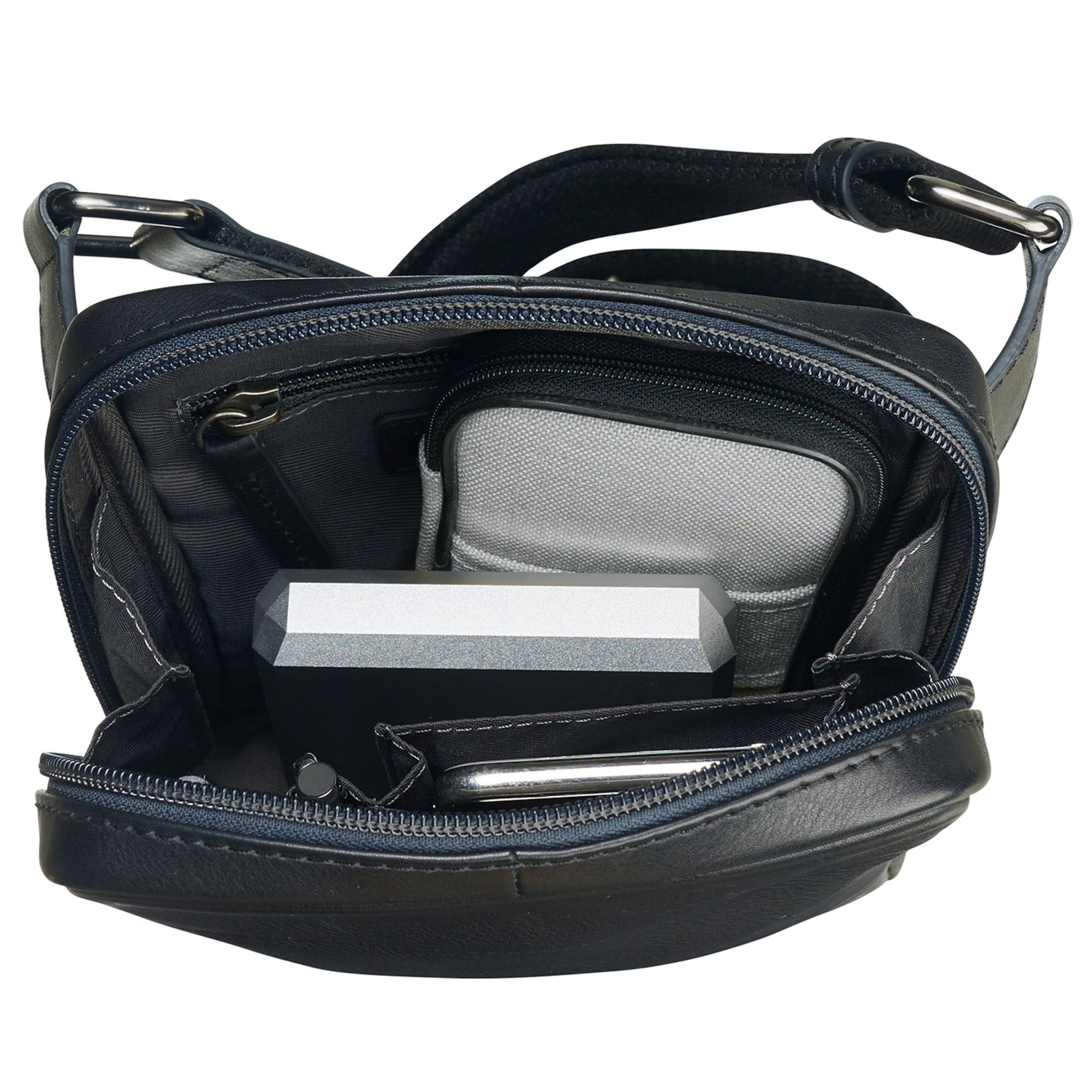 LEONHARD HEYDEN Crossbody bag 'Hamburg' in Black