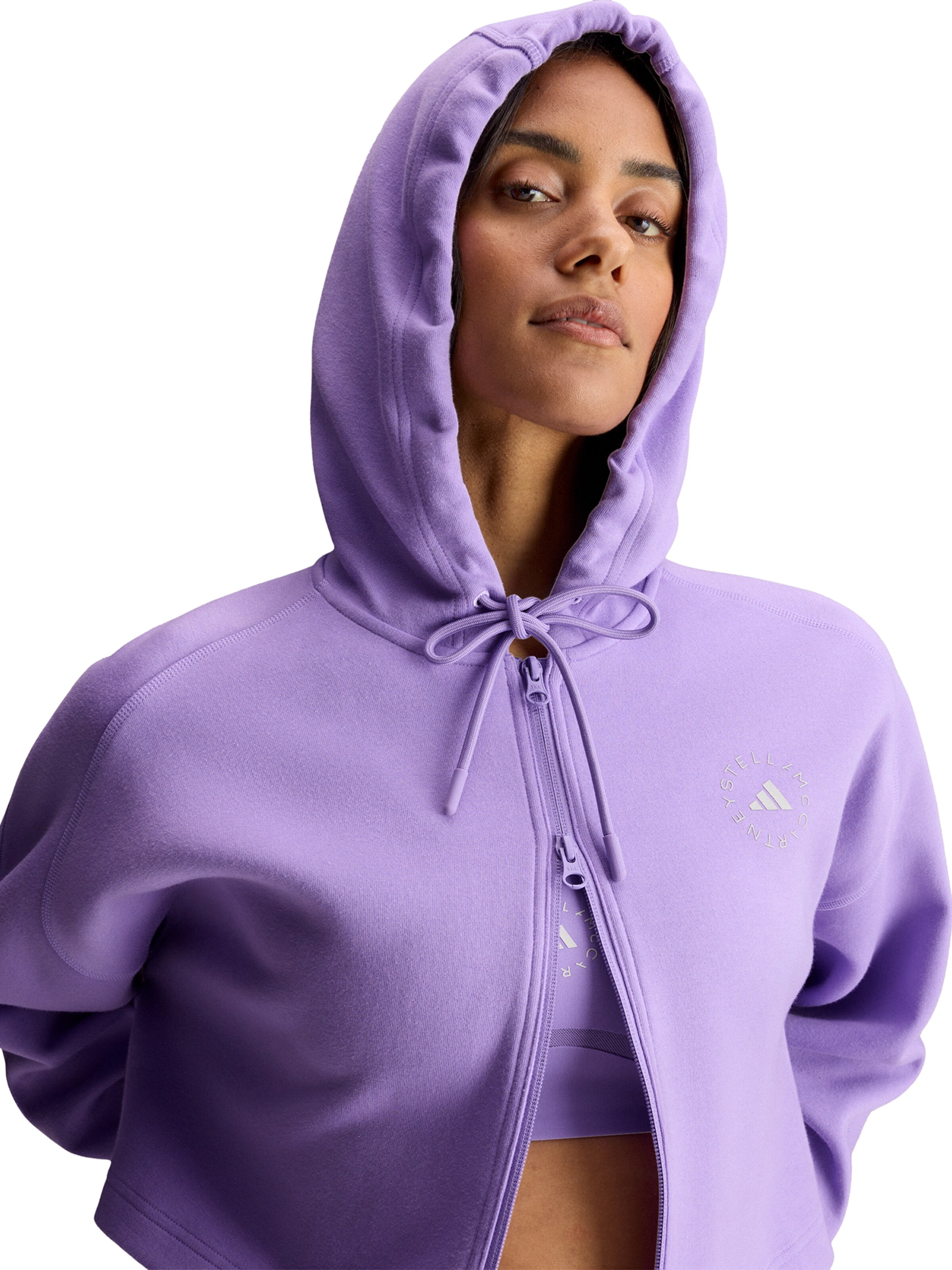 Bluză cu fermoar sport de la ADIDAS BY STELLA MCCARTNEY pe mov