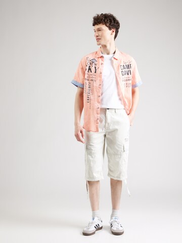 CAMP DAVID Regular fit Overhemd in Oranje