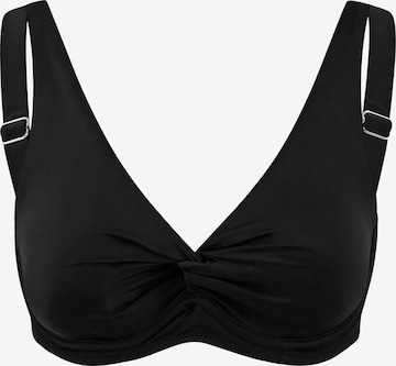 Trendyol T-Shirt Bikinitoppi värissä musta: etupuoli