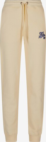 FUBU Tapered Broek 'Varsity' in Beige: voorkant