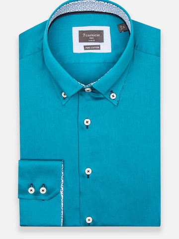 Camicia business di 7Camicie in verde: frontale
