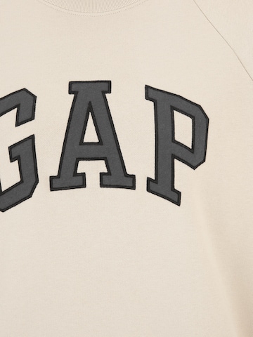 Gap Tall Sweatshirt 'HOLIDAY' in Beige