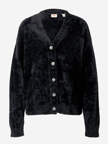 LEVI'S Knit Cardigan in Black: front