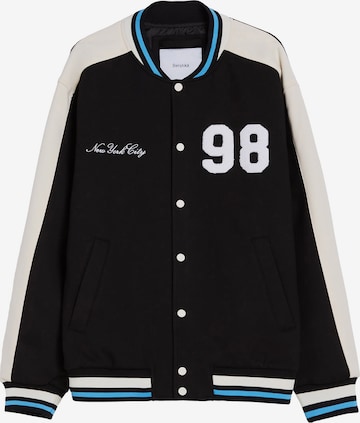 Bershka Between-season jacket in Black: front