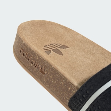 ADIDAS ORIGINALS Beach & swim shoe 'ADILETTE' in Black