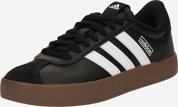 melns ADIDAS SPORTSWEAR Zemie brīvā laika apavi 'COURT 3.0': no priekšpuses