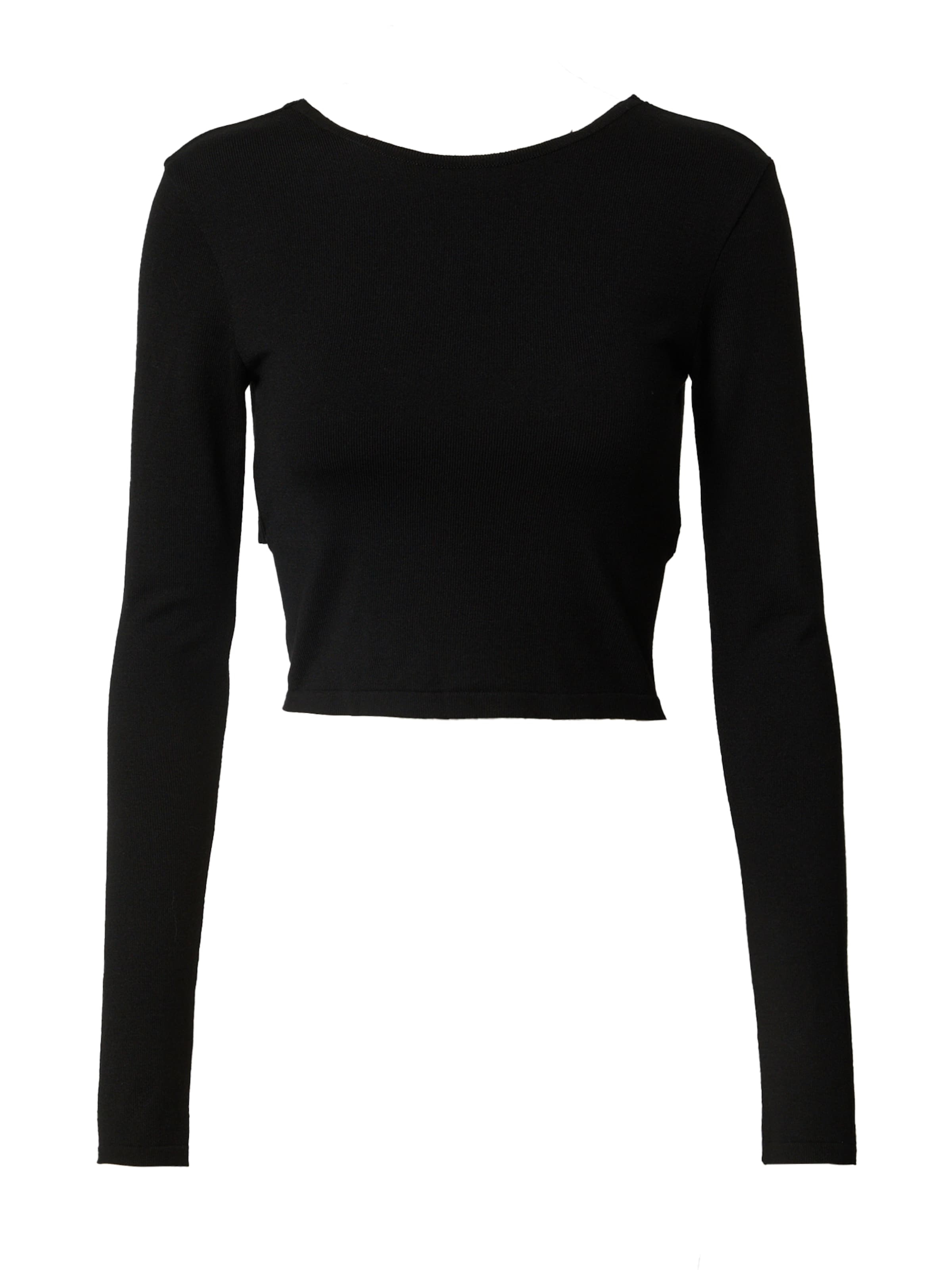 melns A LOT LESS T-Krekls 'Roberta': no priekšpuses