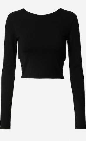 A LOT LESS Shirt 'Roberta' in Zwart: voorkant