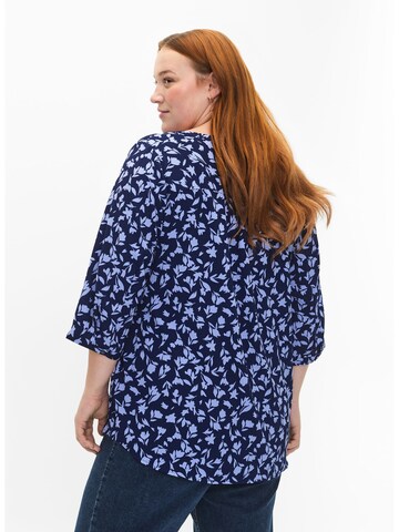 Zizzi Blouse 'Cannii' in Blue