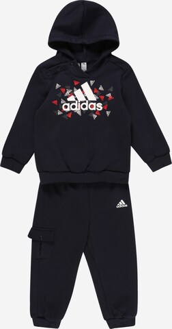 ADIDAS SPORTSWEAR Tepláková souprava 'Bagde of Sport Graphic' – modrá: přední strana