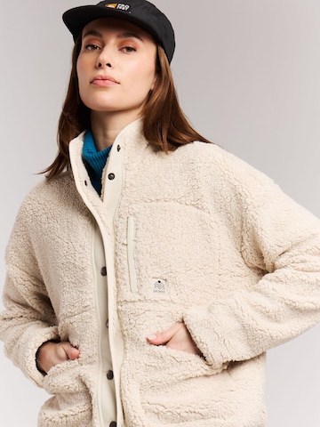 PROTEST Fleece jas 'PRTLUX' in Wit