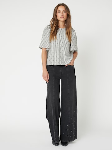 Chemisier 'Trixie' co'couture en gris