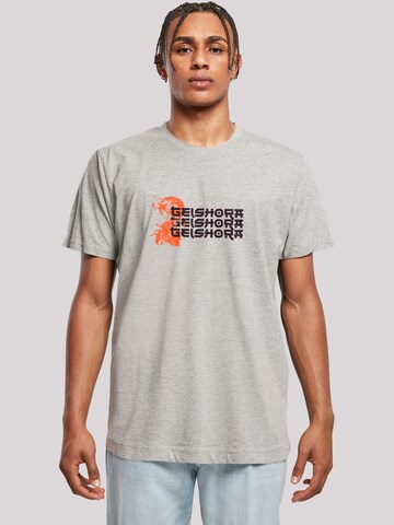 T-Shirt 'Geishora Japan Streetstyle' F4NT4STIC en gris : devant