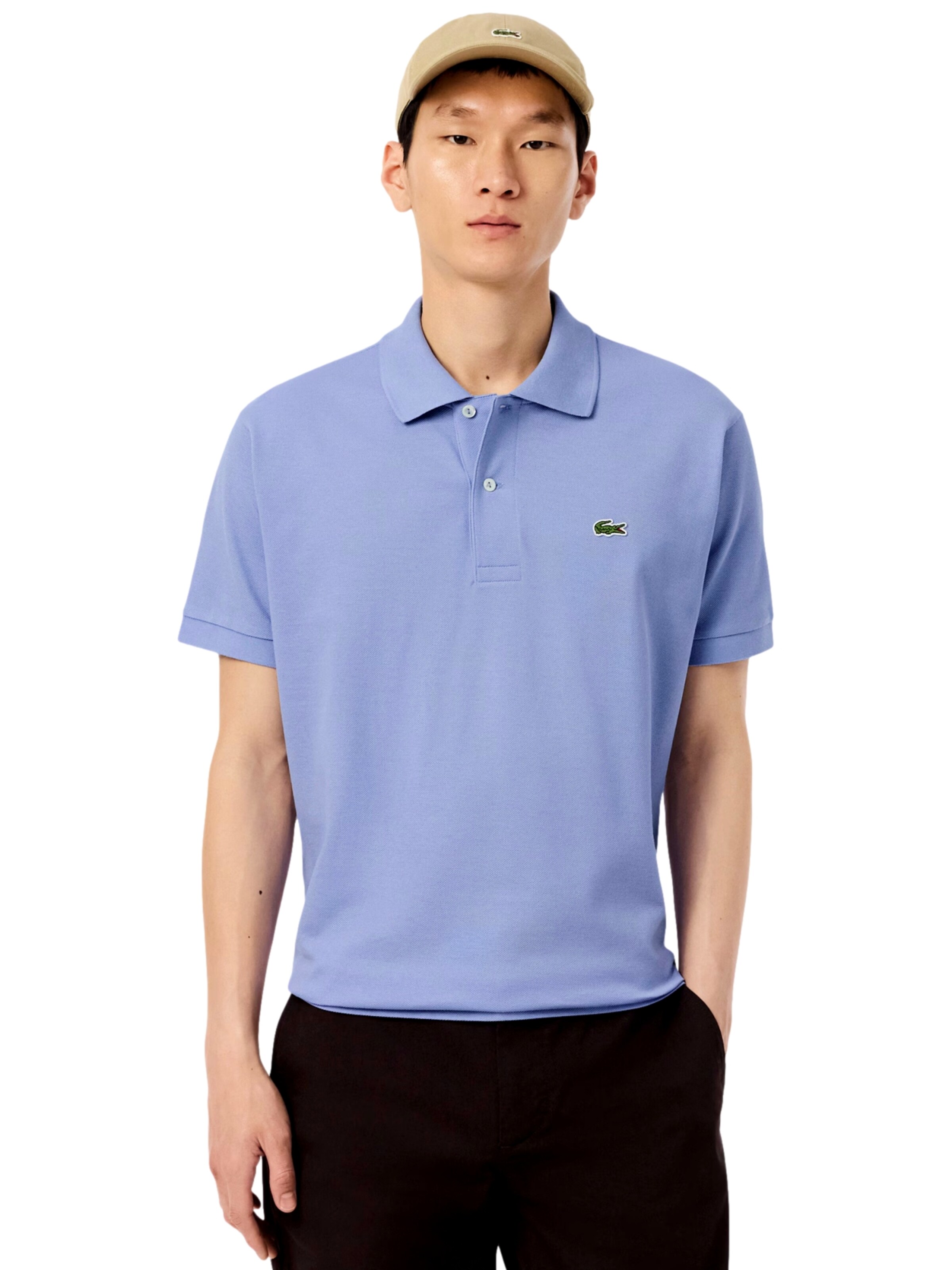 LACOSTE Poloshirt 'L.12.12' in Blau: Vorderseite
