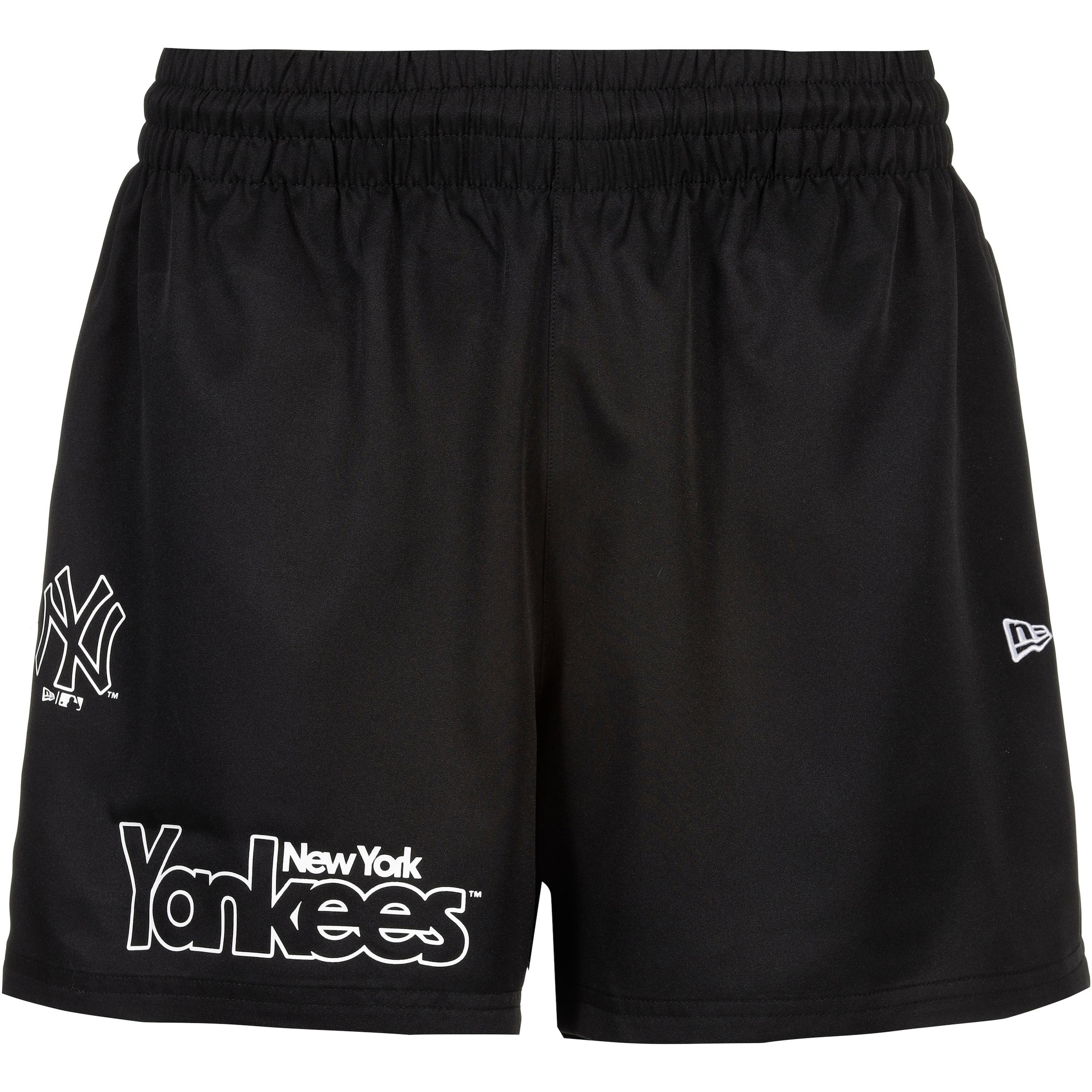 NEW ERA Regular Pants 'New York Yankees' in Black: front