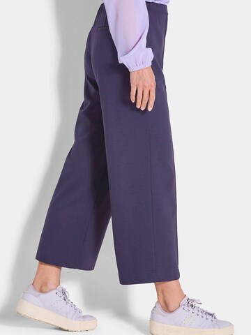 Loosefit Pantalon à plis 'VERA' Goldner en violet