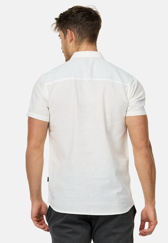 INDICODE JEANS Regular fit Button Up Shirt in White