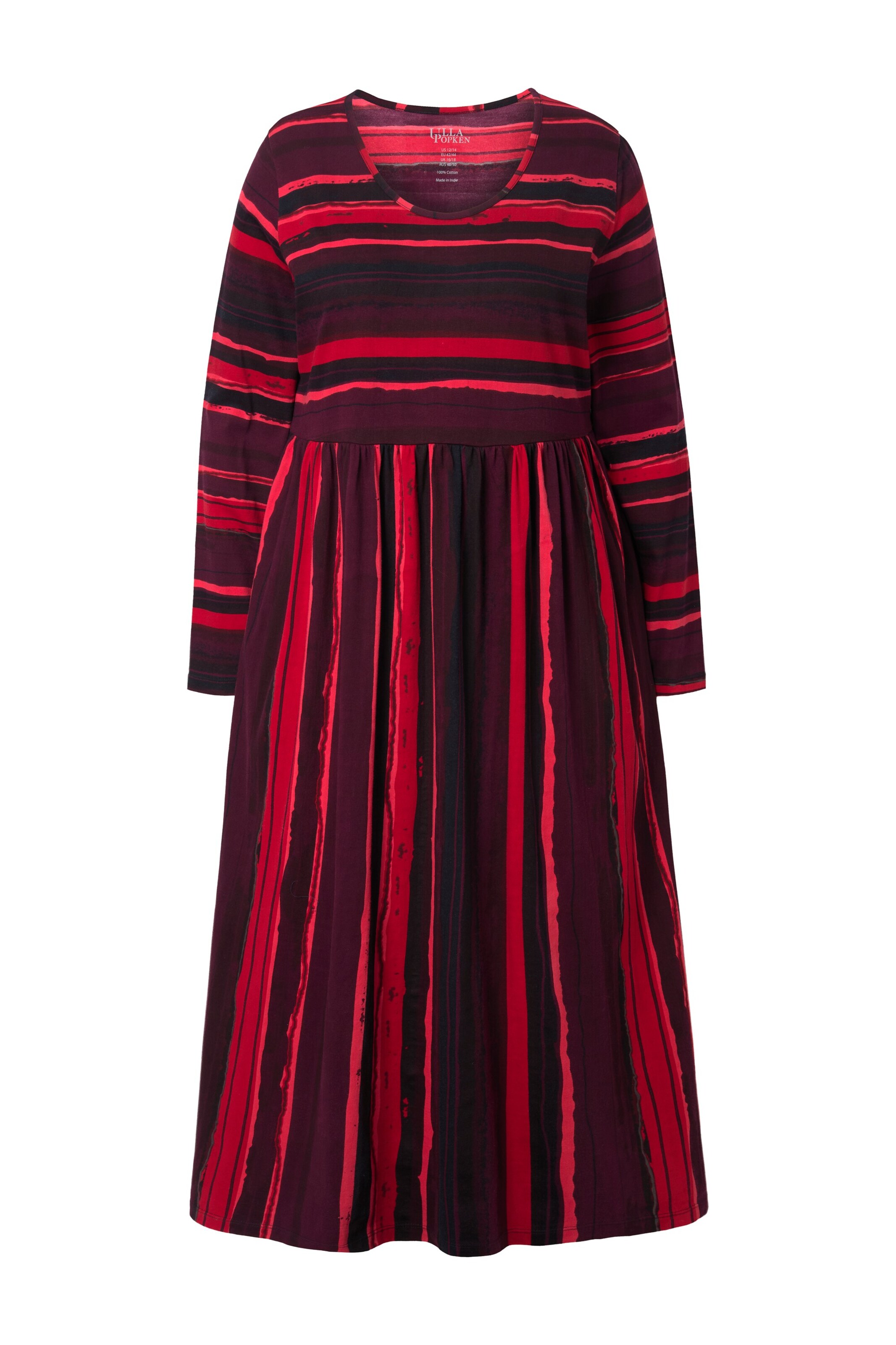 Robe Ulla Popken en rouge : devant