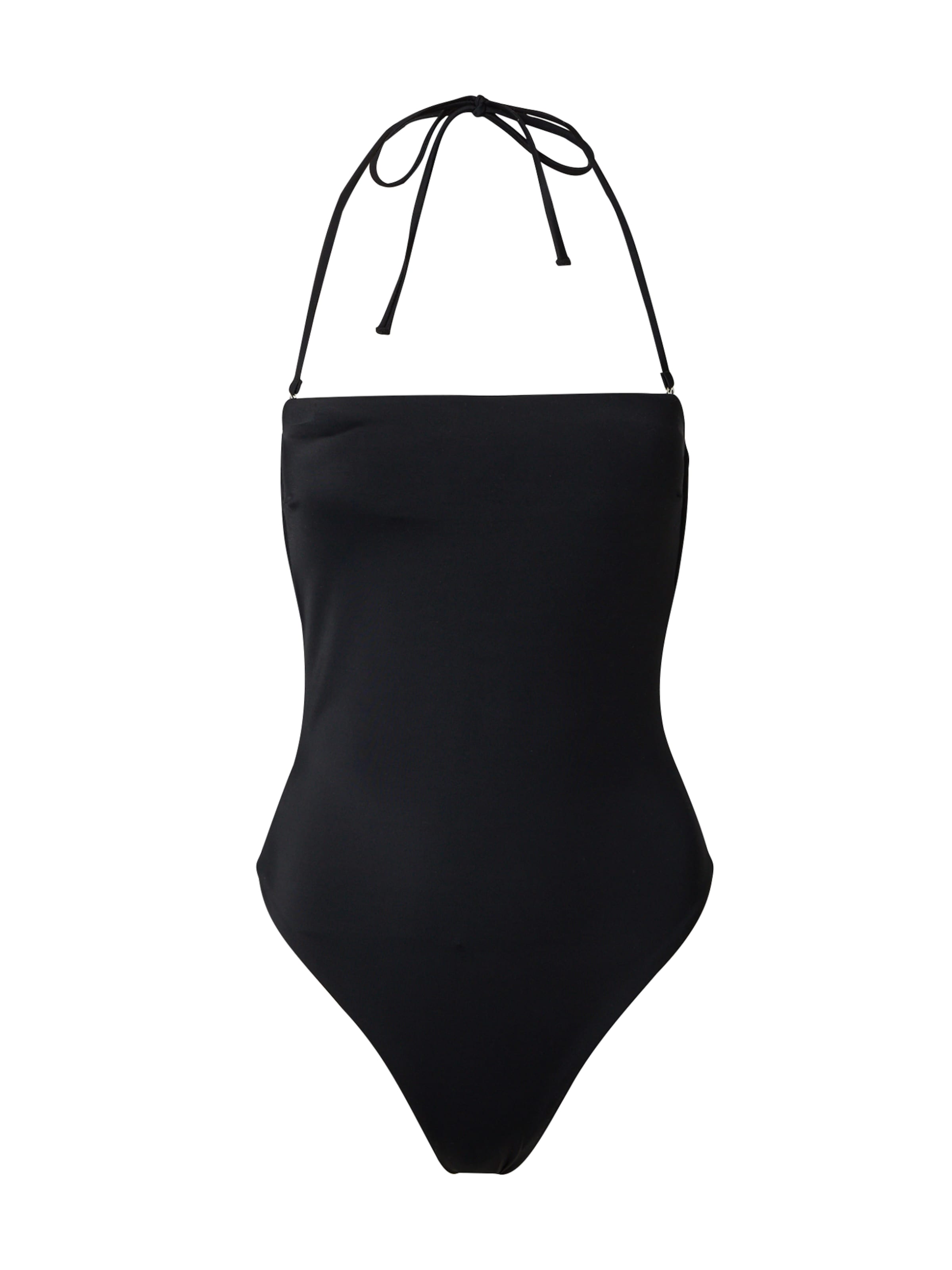 Bandeau Maillot de bain 'Gilda' EDITED en noir : devant