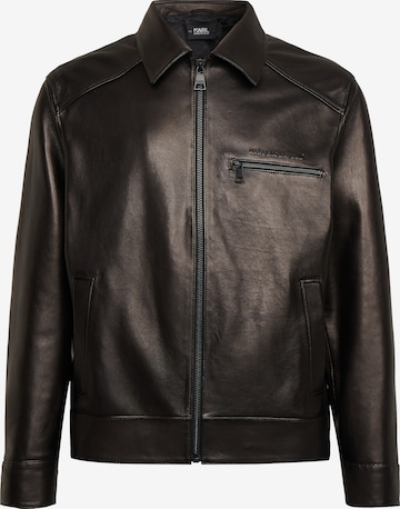 Karl Lagerfeld Prechodná bunda - Čierna: predná strana