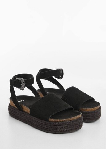 MANGO TEEN Sandals 'Mara' in Black