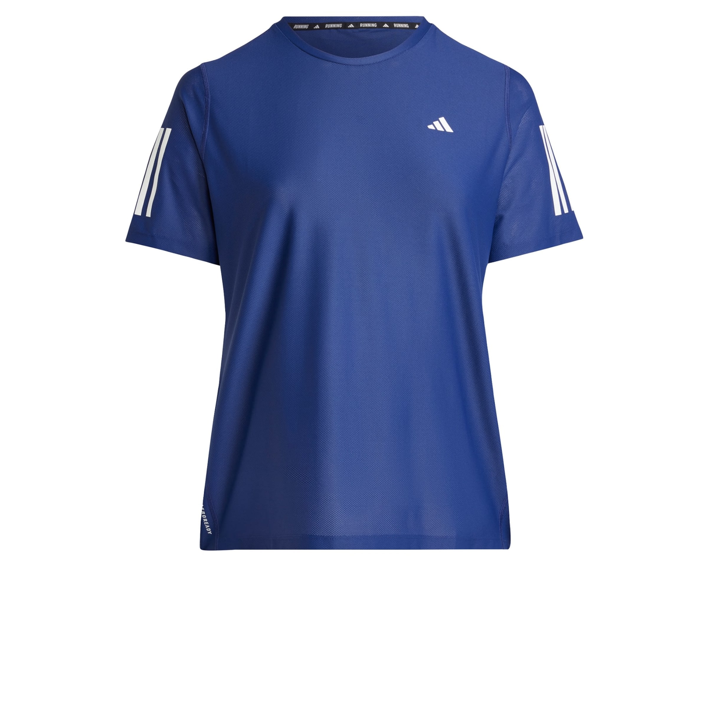 ADIDAS PERFORMANCE T-shirt fonctionnel 'Own The Run' en bleu cobalt / blanc, Vue avec produit