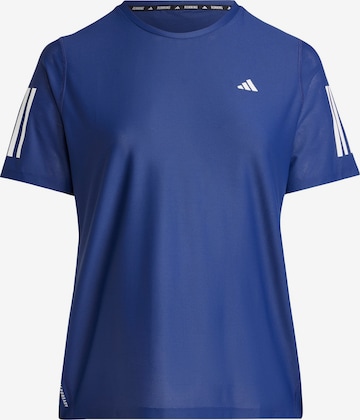 T-shirt fonctionnel 'Own The Run' ADIDAS PERFORMANCE en bleu : devant