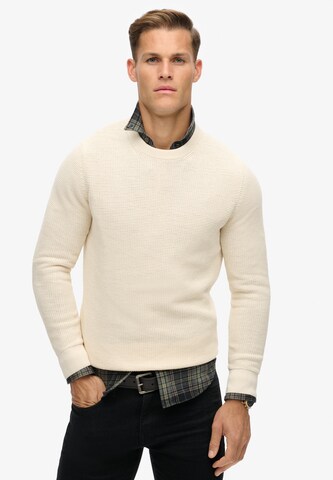 Superdry Trui in Beige: voorkant